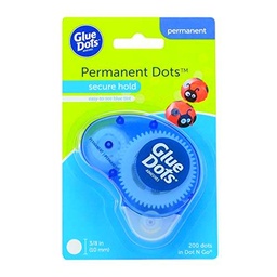 Colla puntini 3/8&quot; permanente Dot ' Vai monouso Dispenser 200 chiari punti n