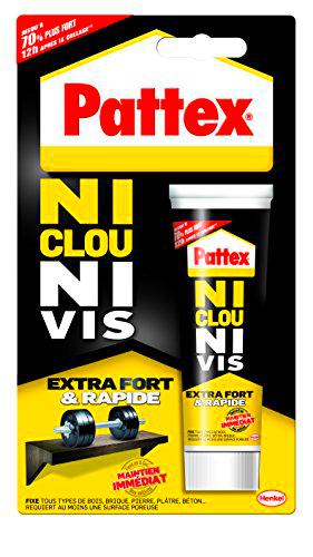 Pattex Ni clou ni vis - Pegamento instantáneo multiusos (52 g)