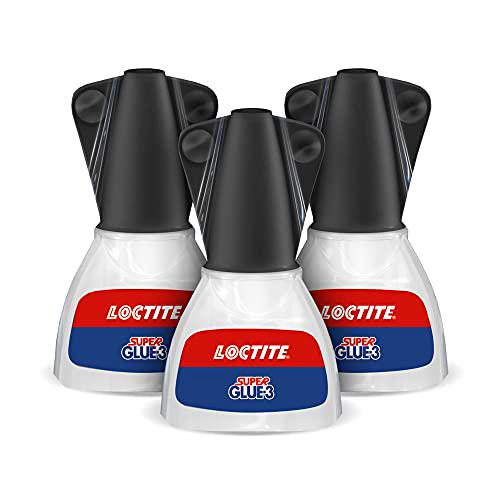 Loctite Super Glue, Pegamento con Pincel Aplicador, 3x5g