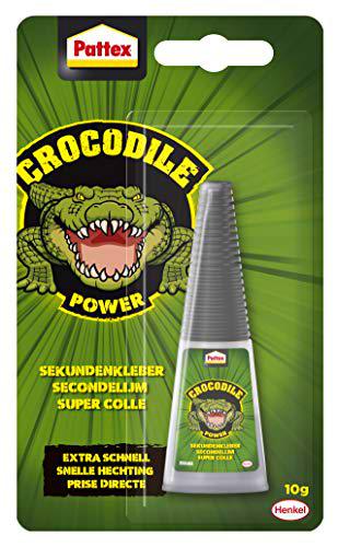 Pattex Crocodile Power Pegamento instantáneo extrafuerte