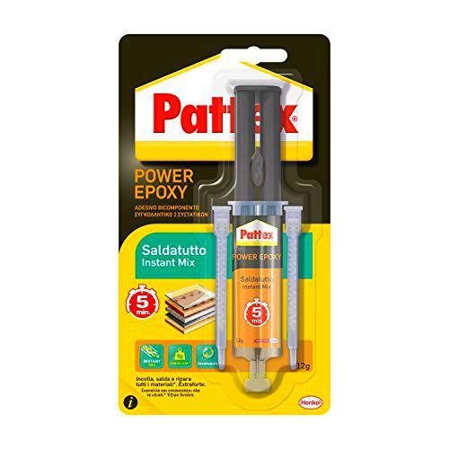 Pattex 1478140 Saldatutto Instant Mix, 12 g, 5 Minutos.