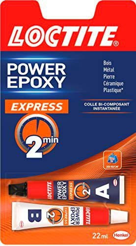 Loctite - Pegamento epoxy Express 2 minutos invisible