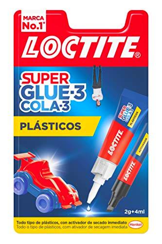 Loctite Super Glue-3, adhesivo instantáneo plasticos dificiles