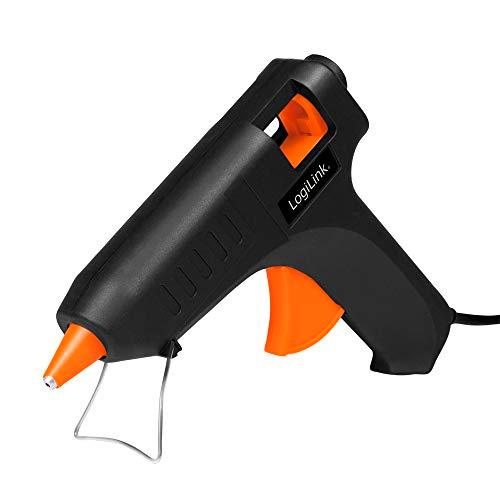 LogiLink WZ0051 - Pistola termofusible (40 W, con 2 cartuchos de 11,2 mm de diámetro)